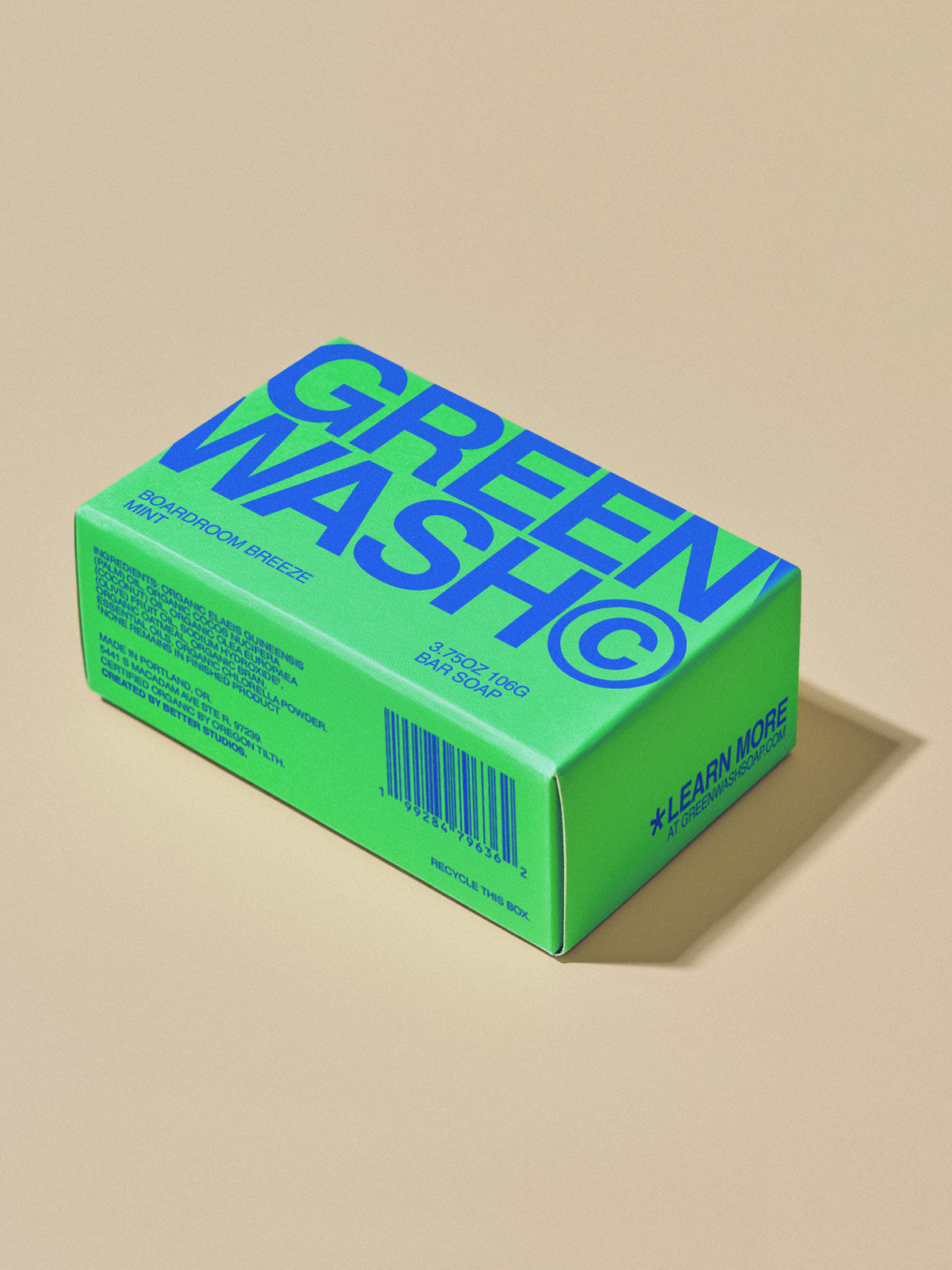 GREENWASH© Bar Soap – Mint